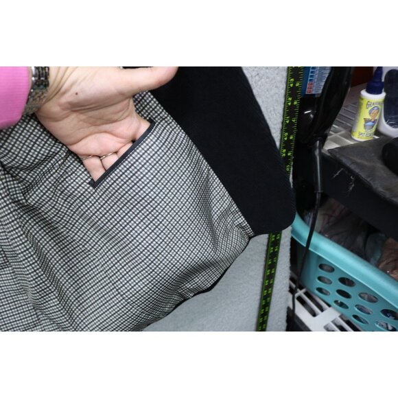 Saddlebred Men's Black Corduroy Blazer-Size 44R-Nice-Two Button-Business - Picture 6 of 16